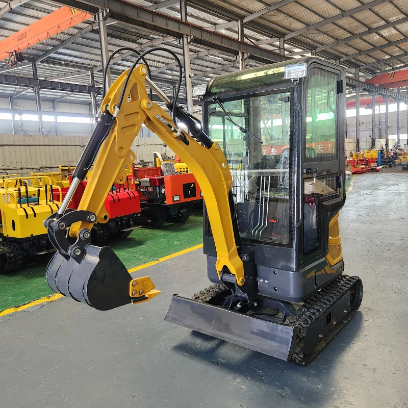 A Newly Customized 2 Ton Mini Hydraulic Excavator With A Multi Functional Cab And A 360° Rotation Reinforced Chassis