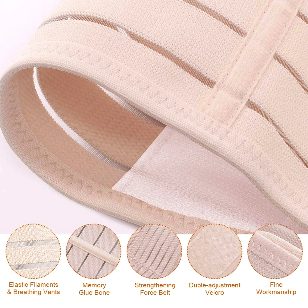  3 in 1 Postpartum Belly Band - Postpartum Belly Support Recovery Wrap, After Birth Brace, Slimming Girdles, Body Shaper Waist
