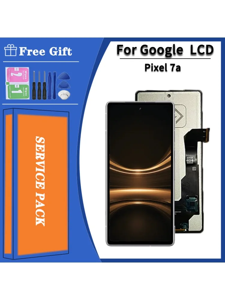 Ekran TFT do Google Pixel 7a Wyświetlacz do Google Pixel 7A GWKK3 GHL1X G0DZQ Wyświetlacz LCD Ekran Dotykowy Digitizer Zespół — zdjęcie produktu 7