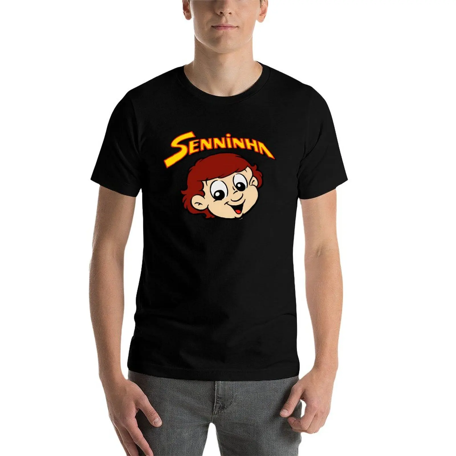 Senninha Ayrton Senna T-Shirt anime shirt for a boy vintage anime shirt custom shirt mens funny t shirts
