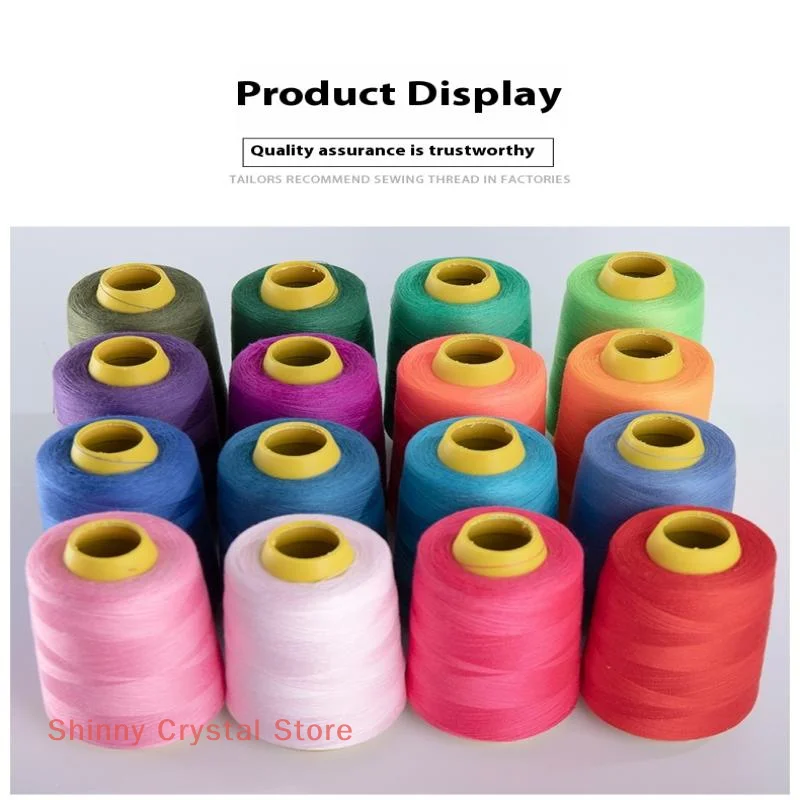 1300 Yards Sewing Strong Polyester Thread 20S/2 Upholstery Canvas Tapestry Pants Shoes Leathercraft Accs