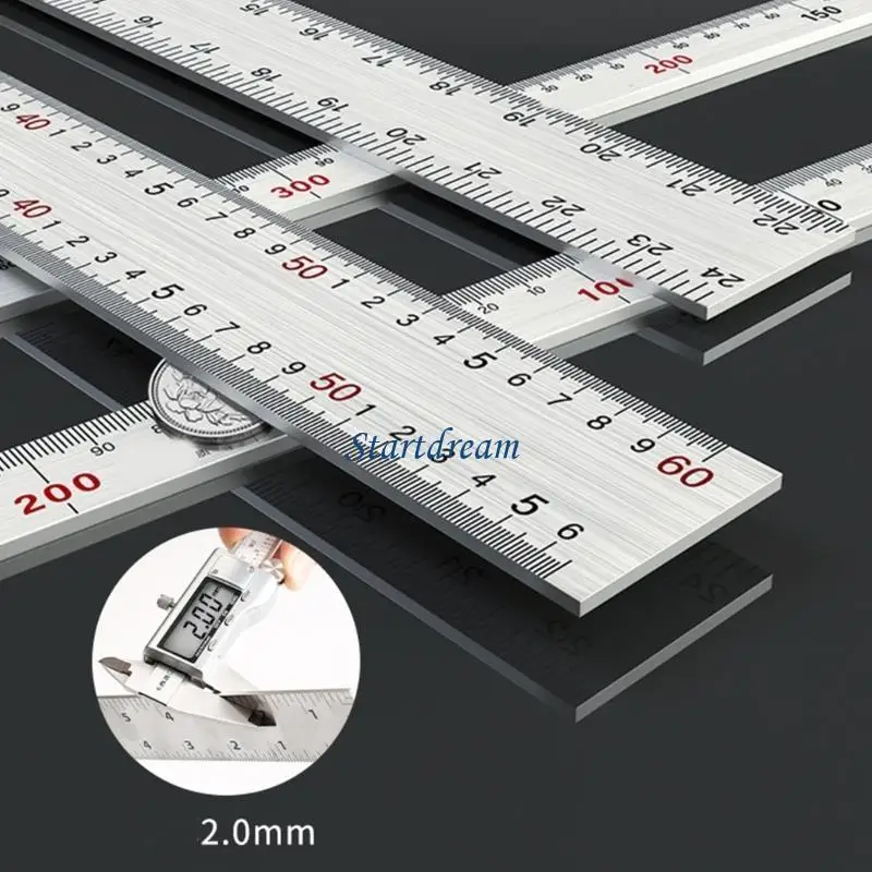 90 Degree L Square Ruler Woodworking Measuring Tool for Architects K92C