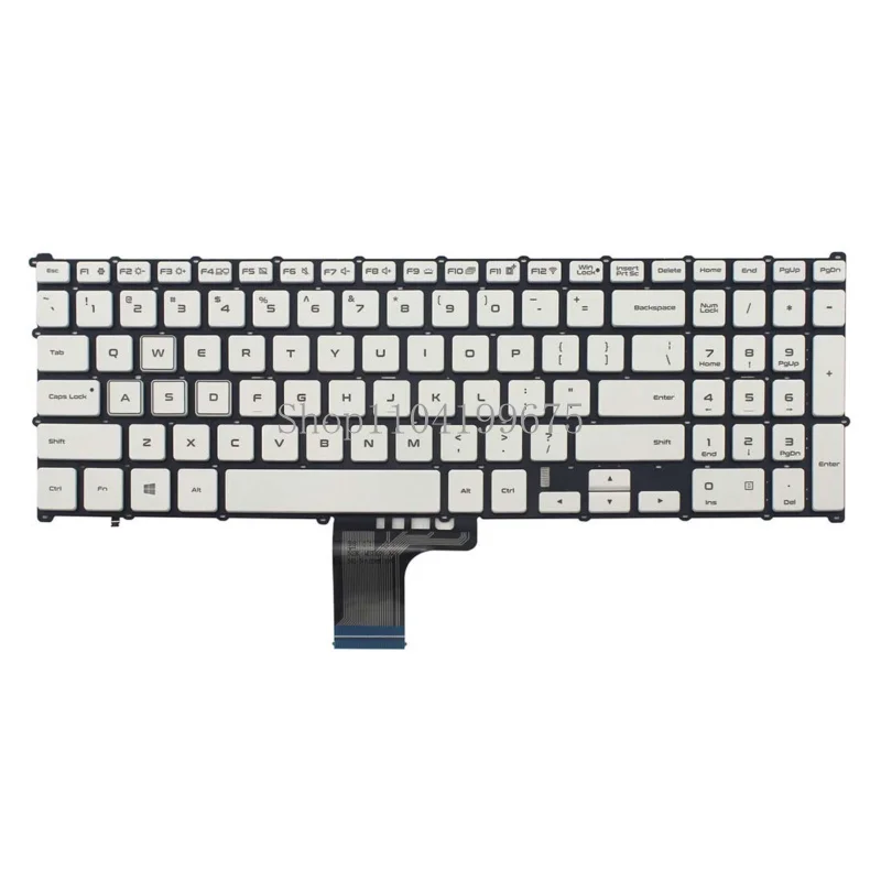 Lpatop keyboard for Samsung 800g5m np800g5m 8500gm 810g5m white US backlit