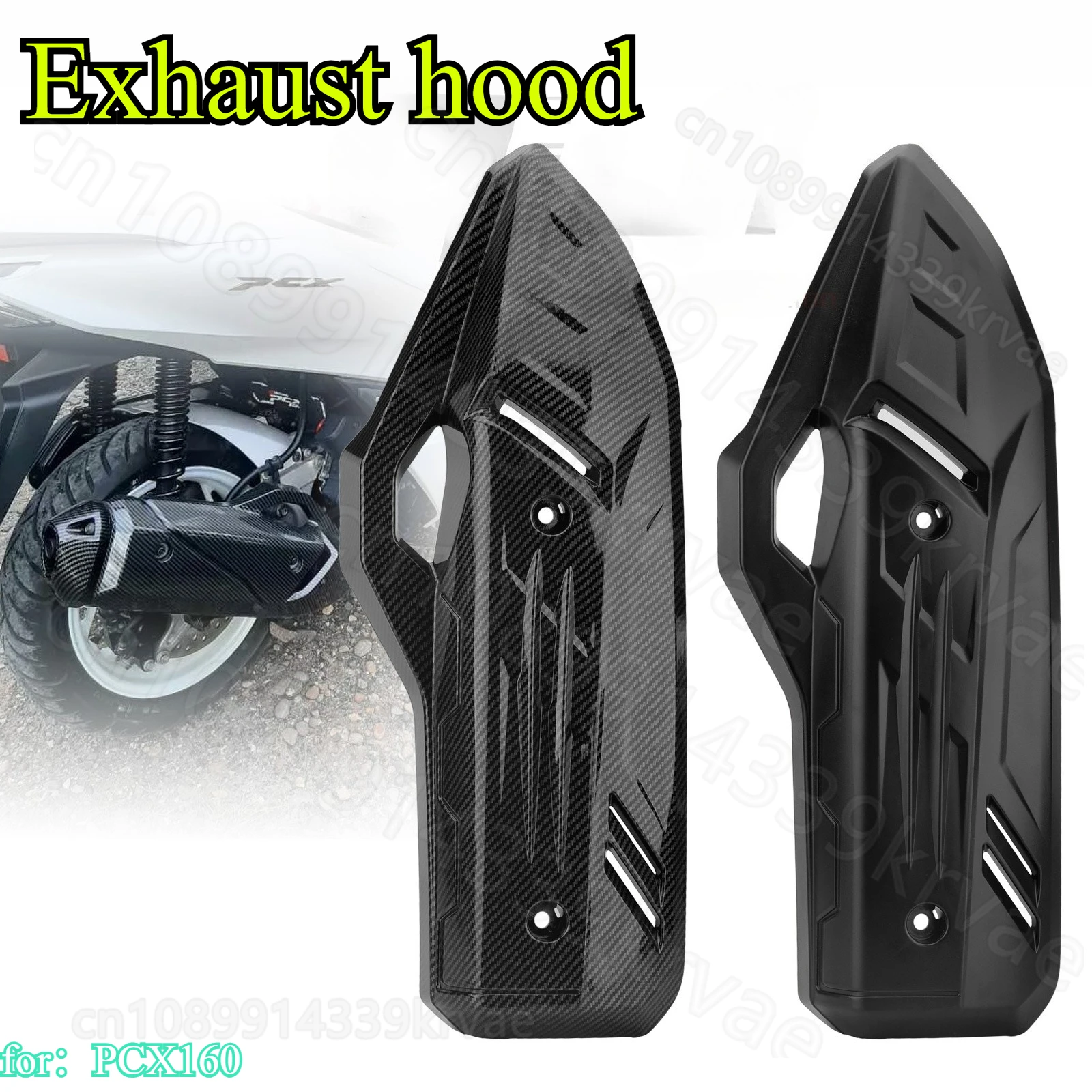 

Подходит для мотоцикла PCX160, модифицированная защитная крышка выхлопной трубы, защитная крышка от рассеивания тепла и защиты от ожогов
