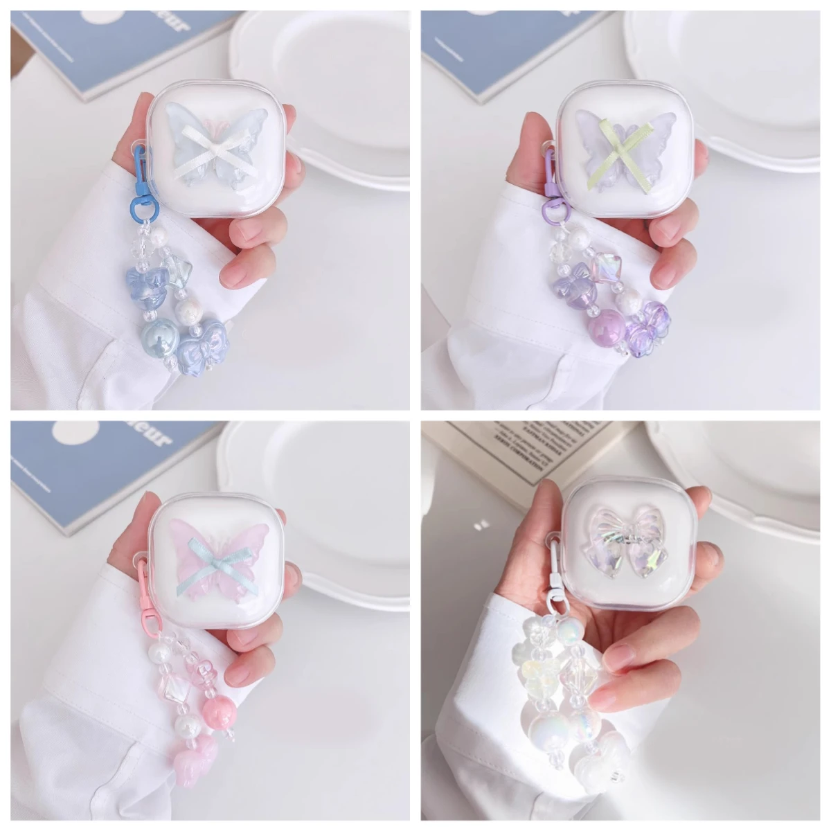 Für Samsung Galaxy knospen 2 Fall mode Spitze blume bär Galaxy knospen PRO Fall Soft Clear Kopfhörer Abdeckung knospen live hearphone Fall