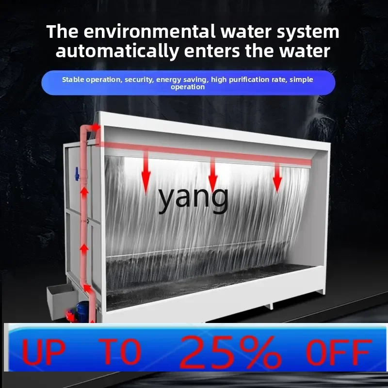 CX  small environmental protection paint mist purification equipment stainless steel water circulation paint spray cabinet