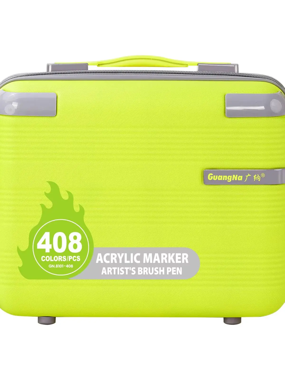 GUANGNA 408 Farben 2026 Neue Acryl-Farbmarker mit weicher Pinselspitze, Malstifte und Farbmarker, Acryl-Malstifte für DIY-Bastelarbeiten, professionell