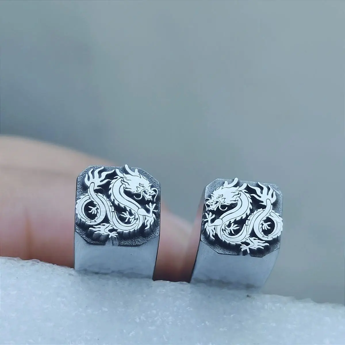 Jewelry Stamps, Bracelets, Rings, Engraving Dies, Dragon Pattern Jewelry Steel Stamps, Gold and Silver Jewelry Tools