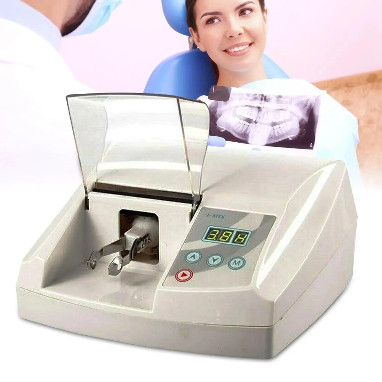 NEW Dental Amalgamator for Clinic Use Microprocessor Control Adjustable Speed Time 35W Power White