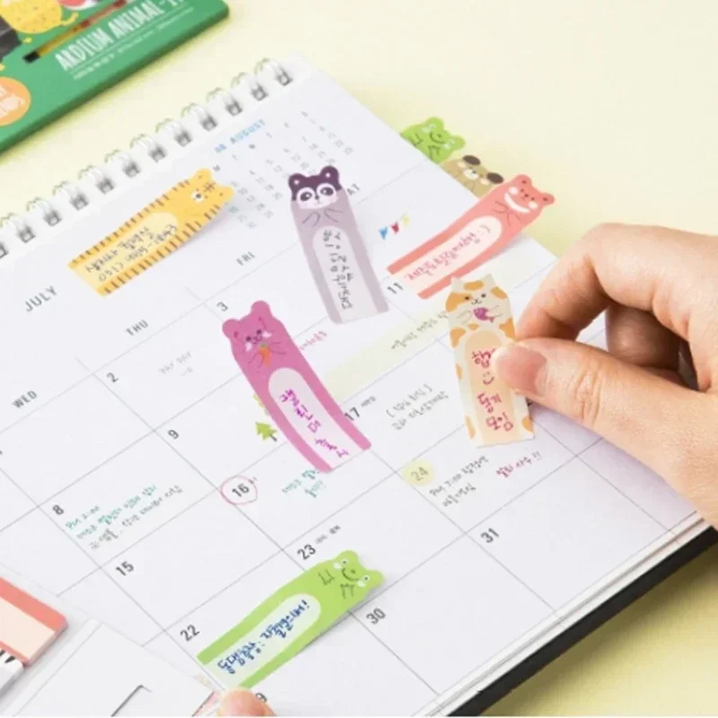 100 Sheets Cute memo pad Mini Fat animal Owl diary sticker planner note Stationery Office School supplies