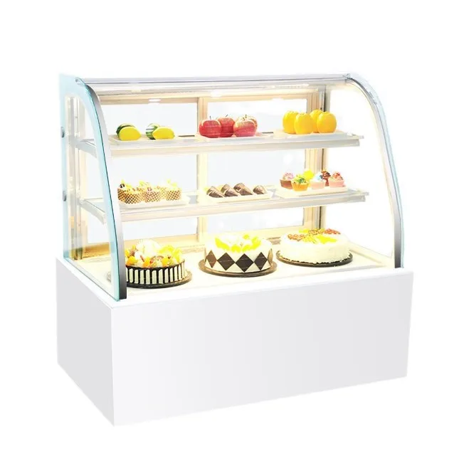 

Cake display cabinet Commercial refrigerated fruit dessert candied gourd freezer Air-cooled desktop small fresh-keeping