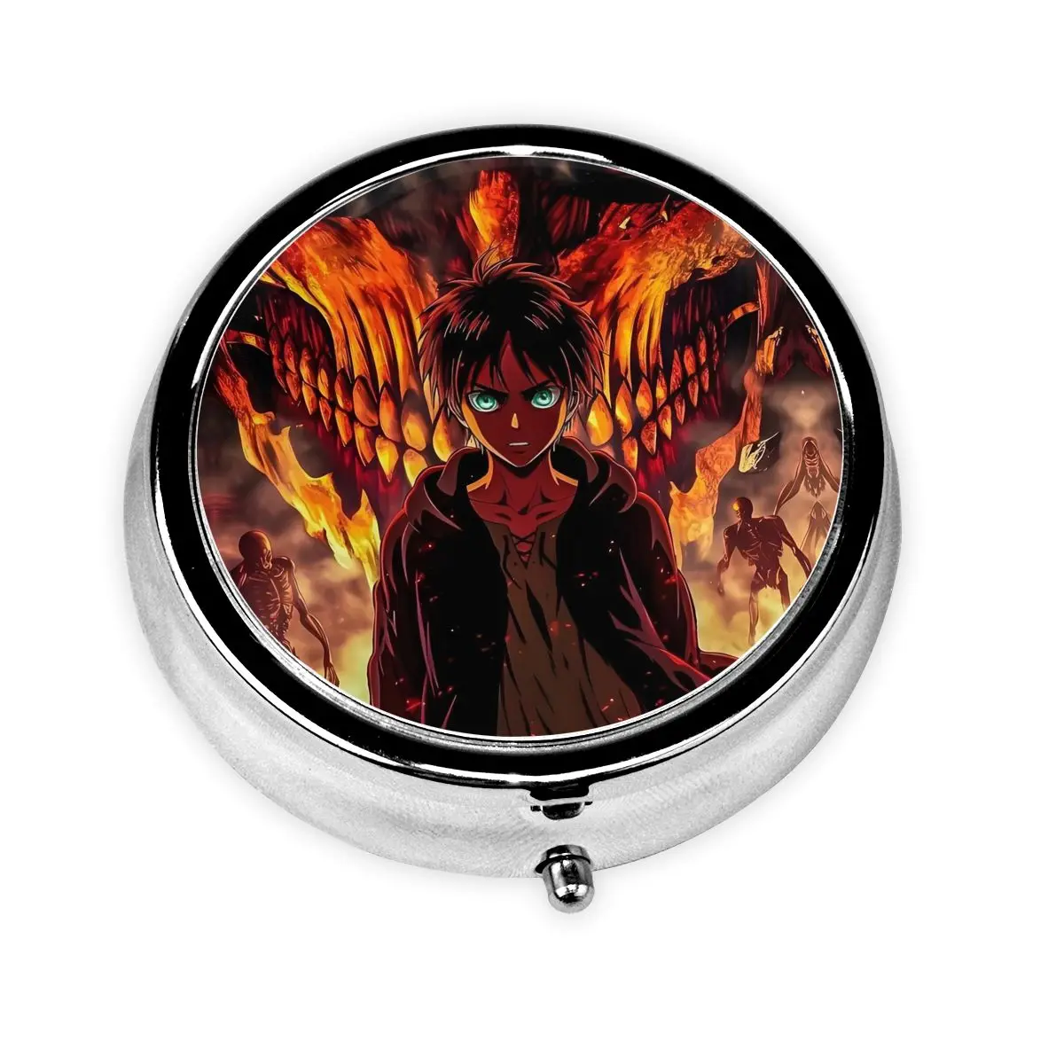 

Маленькие портативные чехлы для таблеток T-Titans для кошелька с героями мультфильмов, аниме, комиксов, чехол для хранения лекарств, коробка для таблеток для путешествий