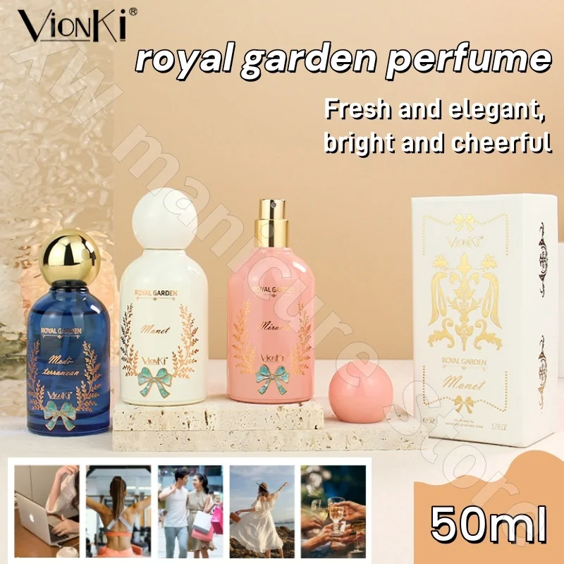 

Vianchi Garden Perfume Men and Women Floral and Fruity Royal Eau De Toilette Long-lasting Fragrance Fresh and Elegant 50ml