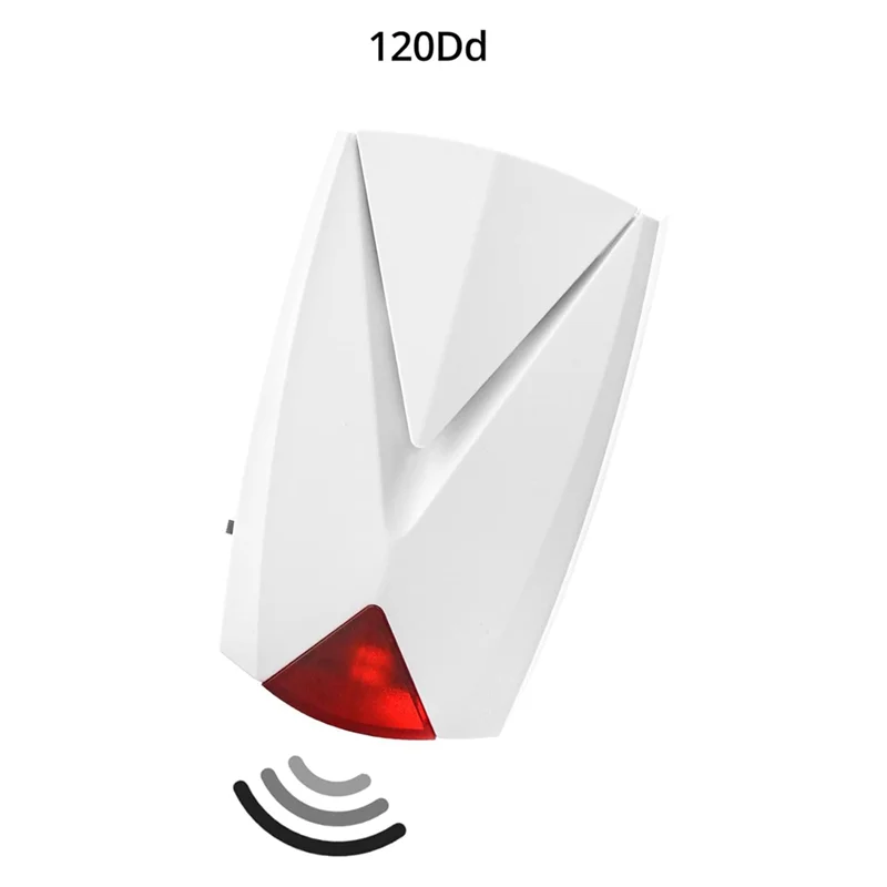 [LXYA68Z!] 1 PCS Power Failure Alarm, 118 Db Loud Siren White Plastic With LED Light 110V To 220V, Off/On Alert, US Plug