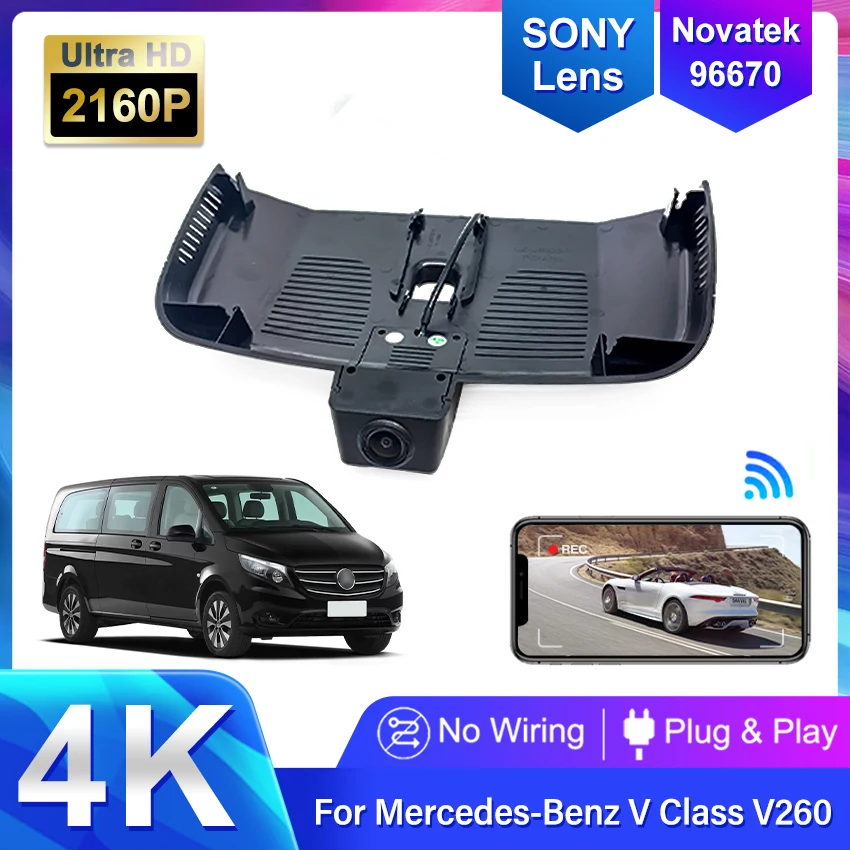 4K Wifi Dash Cam Ca… - image