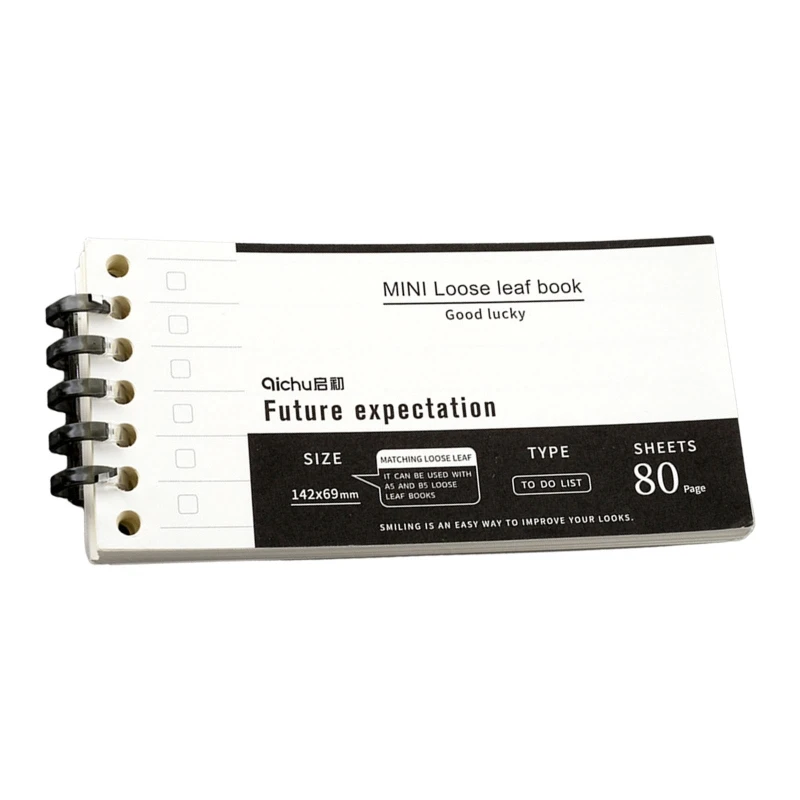 Giấy ghi chú dạng rời Có kẻ/có lưới hai mặt cho sổ rời A5/B5