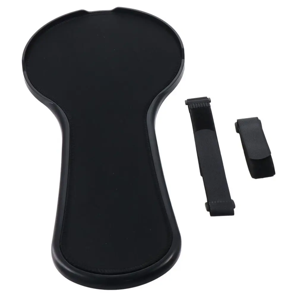 Ergonomic Arm Rest Mouse Pad Black Chair Arm Rest Attaches to Chair Adjustable Mouse Extension Platform Tray Home