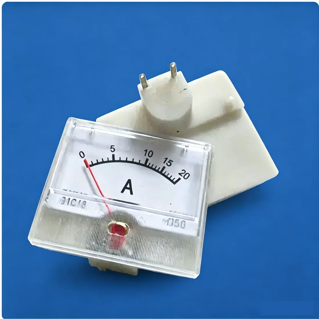 91C18 47X55MM DC Analog Pointer Meter 20A Mini Mechanical Voltmeter for Inverter Voltage Stabilizer Charger