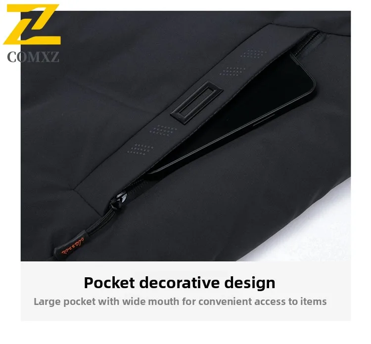 سترة قطن رجالية 2025 طبعة جديدة مع القطن سميكة الباردة والدليل على الدافئة مقنعين معطف بايك الترفيه في الهواء الطلق معطف القطن الموضة #6