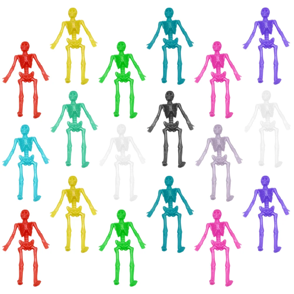 Soft Rubber Skull Frame Toy Decompression Toys Halloween Stretchy