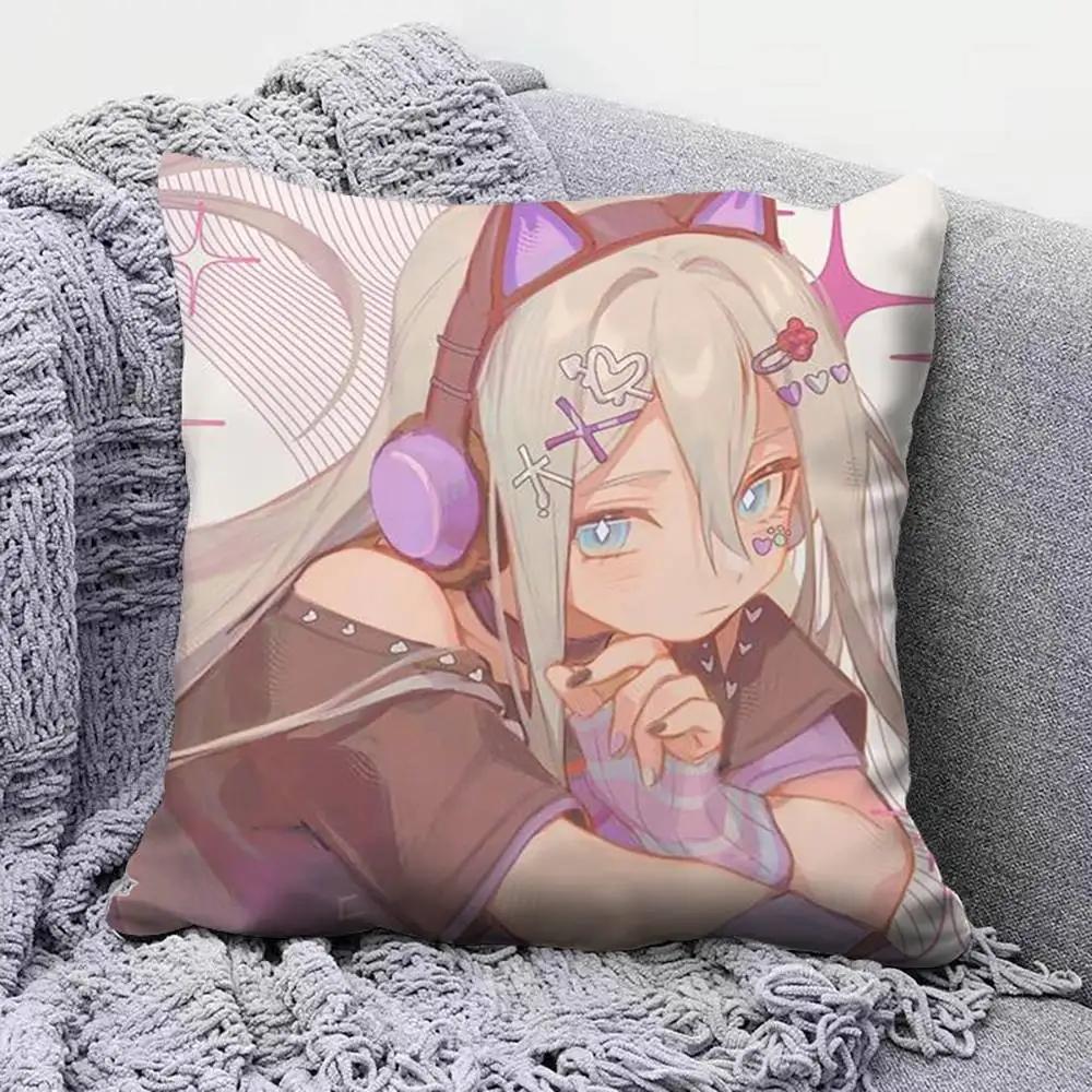 Yoisaki Kanade Cute K 25-ji Sekai Pillow Covers, Home Sofa Cushion Covers and Aecorative Custom