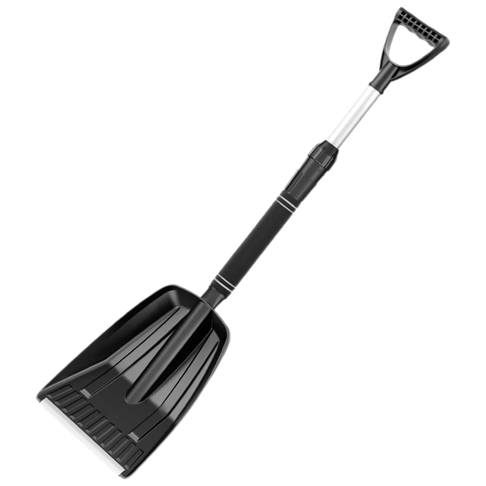 

Snow Shovel Detachable Telescopic Black 9748 Car Ice Removal Lightweight Sturdy Tool Outdoor Driveway Use Easy Storage Portable