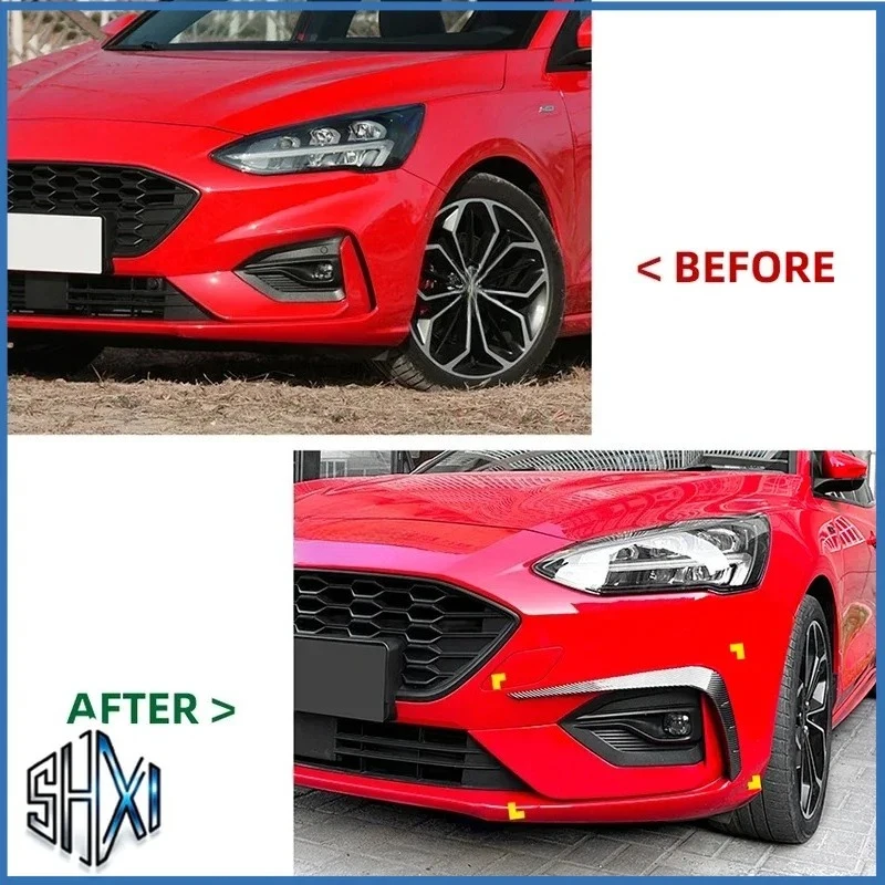 ABS Car Front Bumper Air Vent for Ford Focus MK4 ST Line 2019-2022 Wind Knife Auto Parts Car Accessories