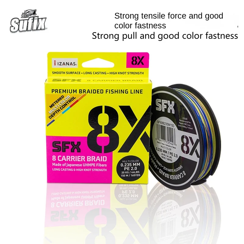 Sufix New 8X Strong Horse Fishing Line Imported Raw Silk 8 Braid Strong Tension Luya Long Shot PE Line