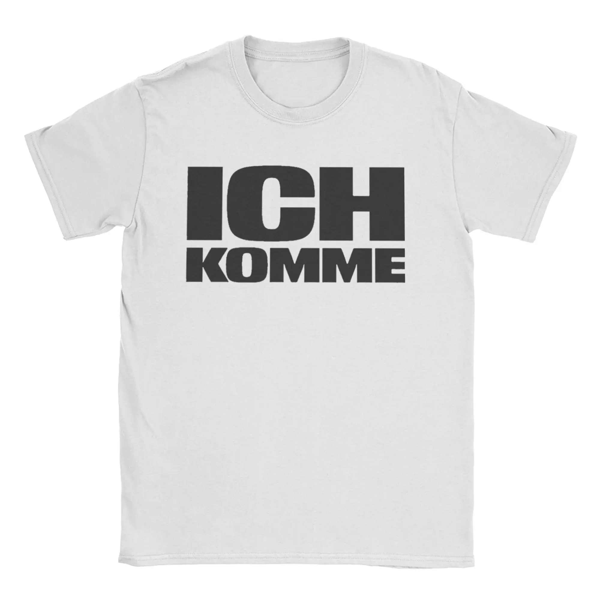 

Ich Komme Erika Vikman T-Shirts for Men Eurovisions 2025 Finland Vintage Cotton Tee Shirt Crewneck Short Sleeve T Shirt Printed