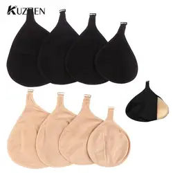 Women Silicone Breast Forms Protective Cover Cotton Protect Pocket For Mastectomy Prosthesis Artificial Triangle Fake Boobs