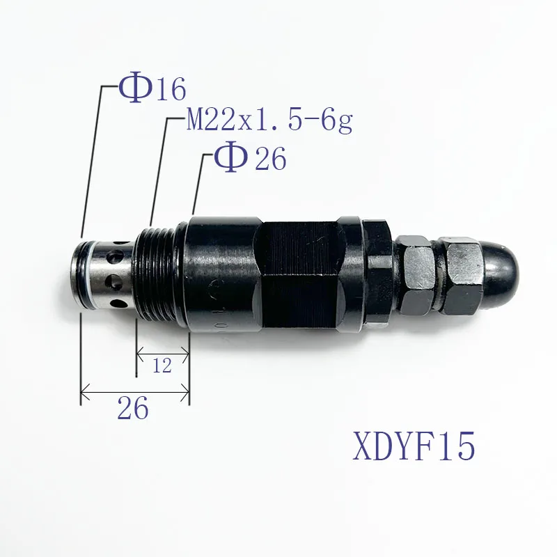 Threaded Cartridge Pilot Operated Check Relief Valve XDYF15-02,XDYF15-01