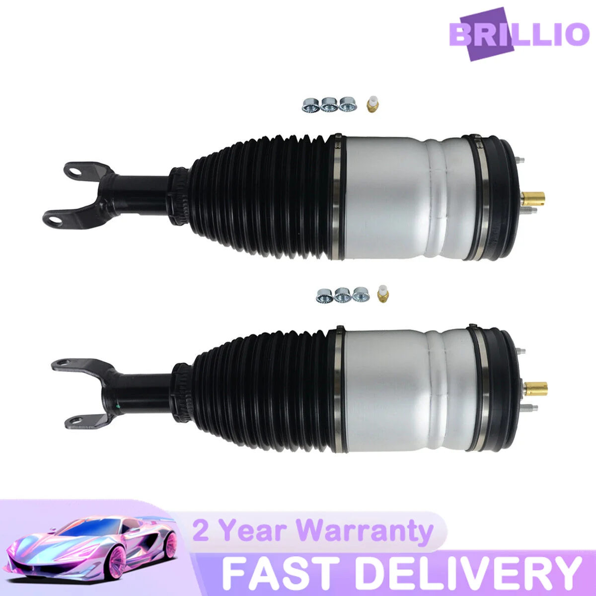 1Pair Front Air Suspension Struts Shock Absoerber for Dodge RAM 1500 2013-2019 04877136AA 4877146AD 4877147AG 4877147AH