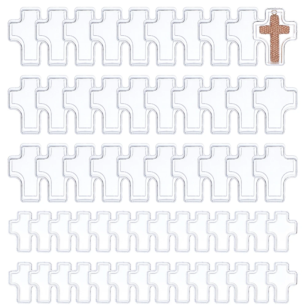 60pcs-2-sizes-rosary-boxes-clear-cross-shaped-favor-box-mini-plastic-portable-jewelry-boxes-crosses-jewelry-storage-box