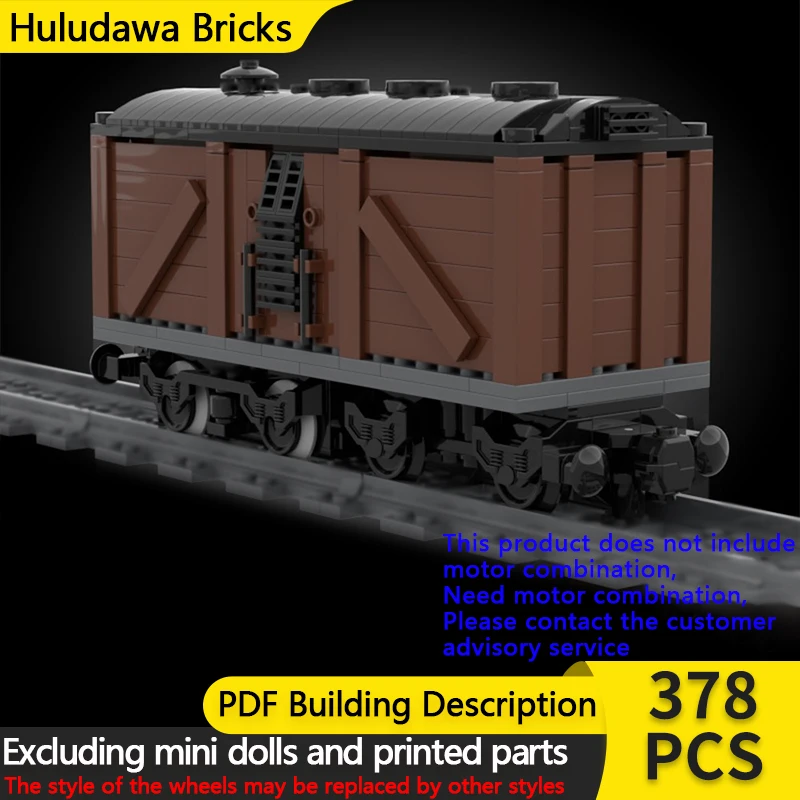 

Модель городской автомобиль MOC, строительные кирпичи, железная дорога, моторная почта, поезд, модульная технология, детские праздничные подарки, сборка игрушек, костюм