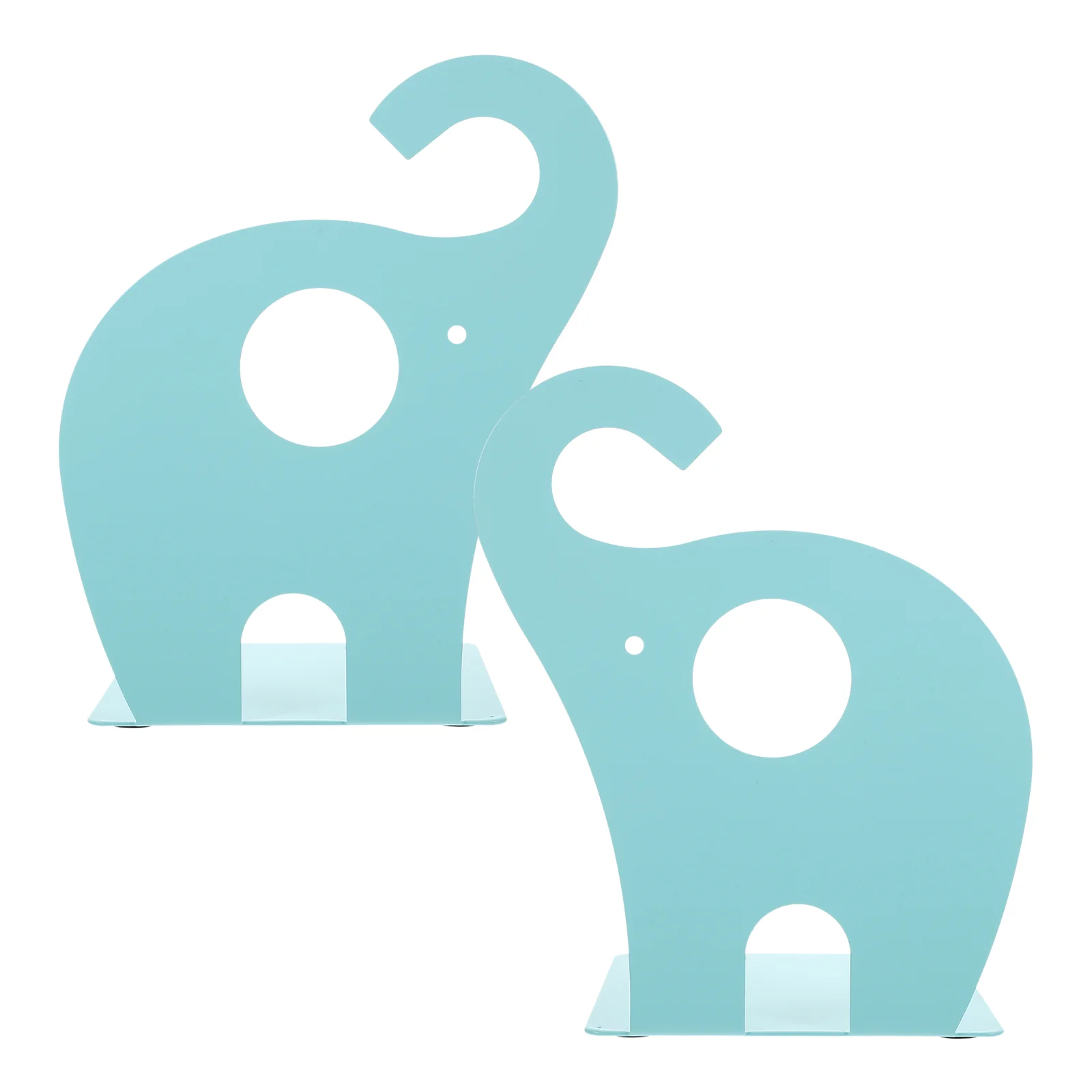 Display Book Elephant Bookend Holder Stopper Decorate Adjustable Angle Stand Metal Multi-function Bookshelf