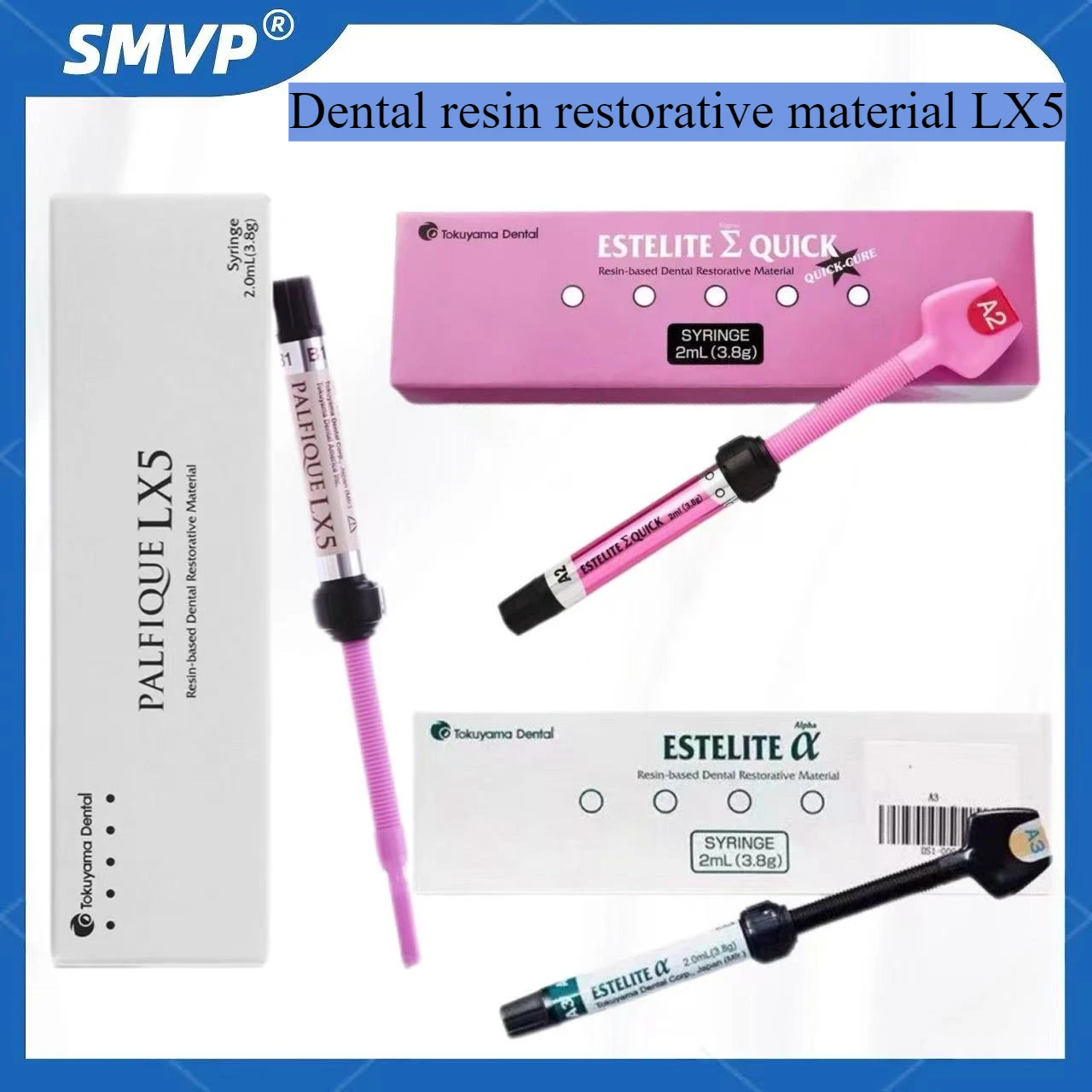 Tokuyama Dental Palfique LX5 relleno a base de resina Material restaurador Dental Palfique LX5 3,8 g/unidad
