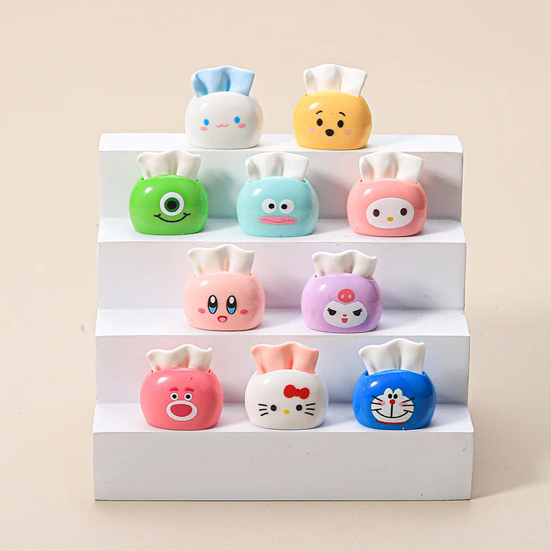 100pcs Simulated Resin Lovely Sanrio Tissue Box Embellishment DIY Scrapbook for Dollhouse Decoration Accessories