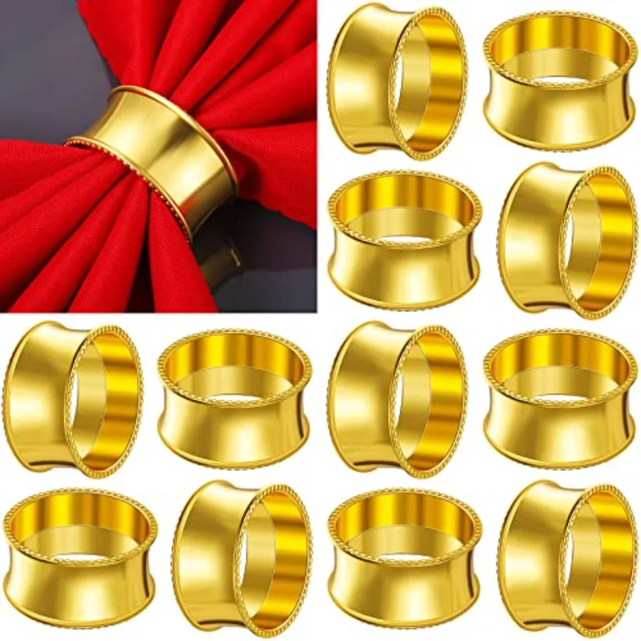 

Набор из 8 золотых колец для салфеток, металлические кольца-держатели для салфеток, праздничные стразы, нежная пряжка для Пасхи, свадьбы, ужина, вечеринки, переept