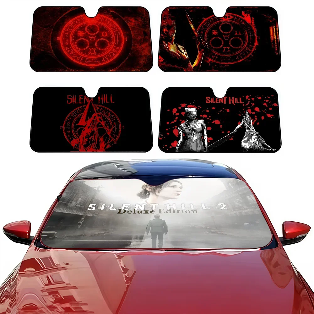 

Hot Game S-Silent Cool H-Hill 2 thriller Car SunSha Windshield Anti-UV Car Window Windscreen Cover Sun Sha Auto Visor