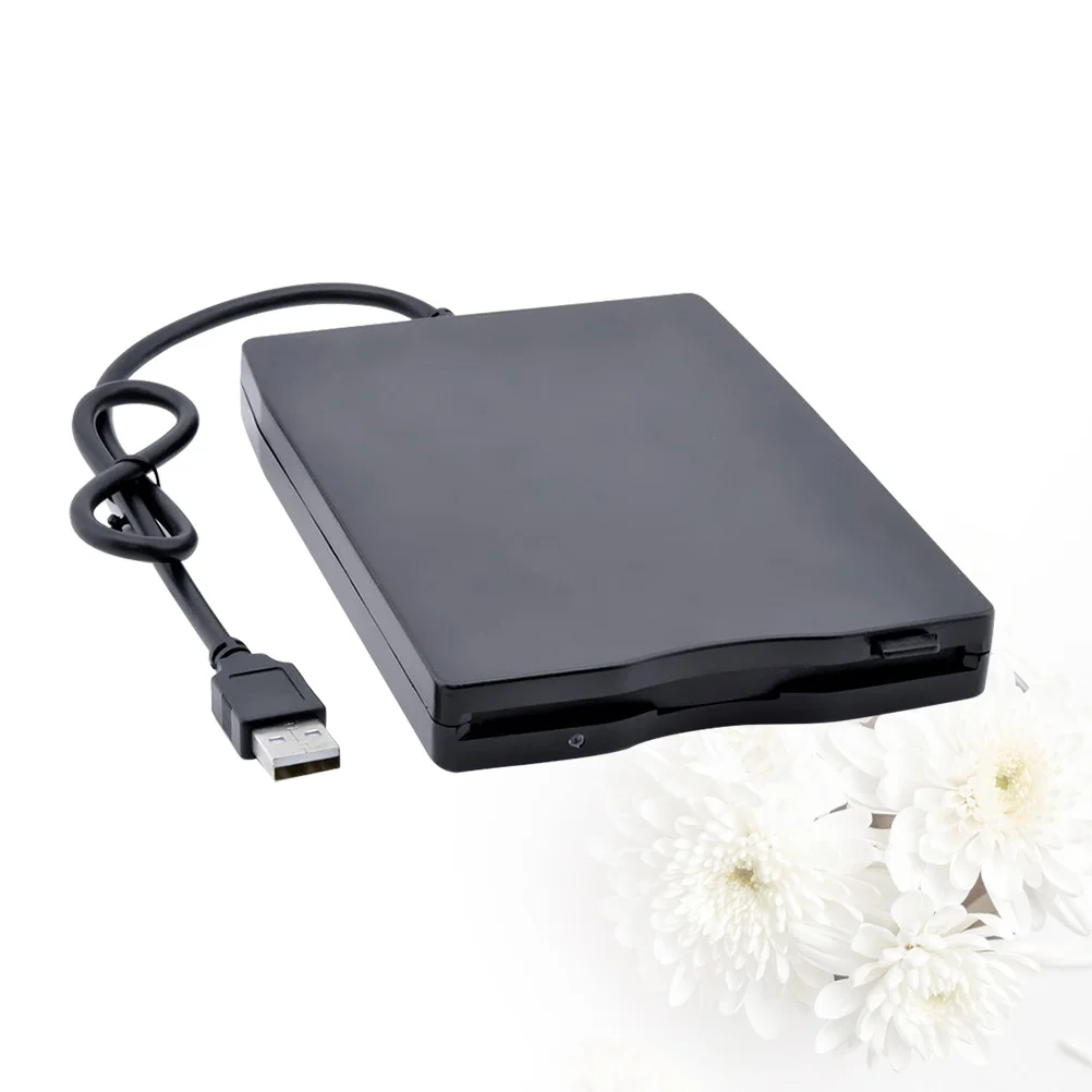Laptop External diskette Drive Portable USB 20 Floppy Disk High Data Transfer Driver for window window (Black)