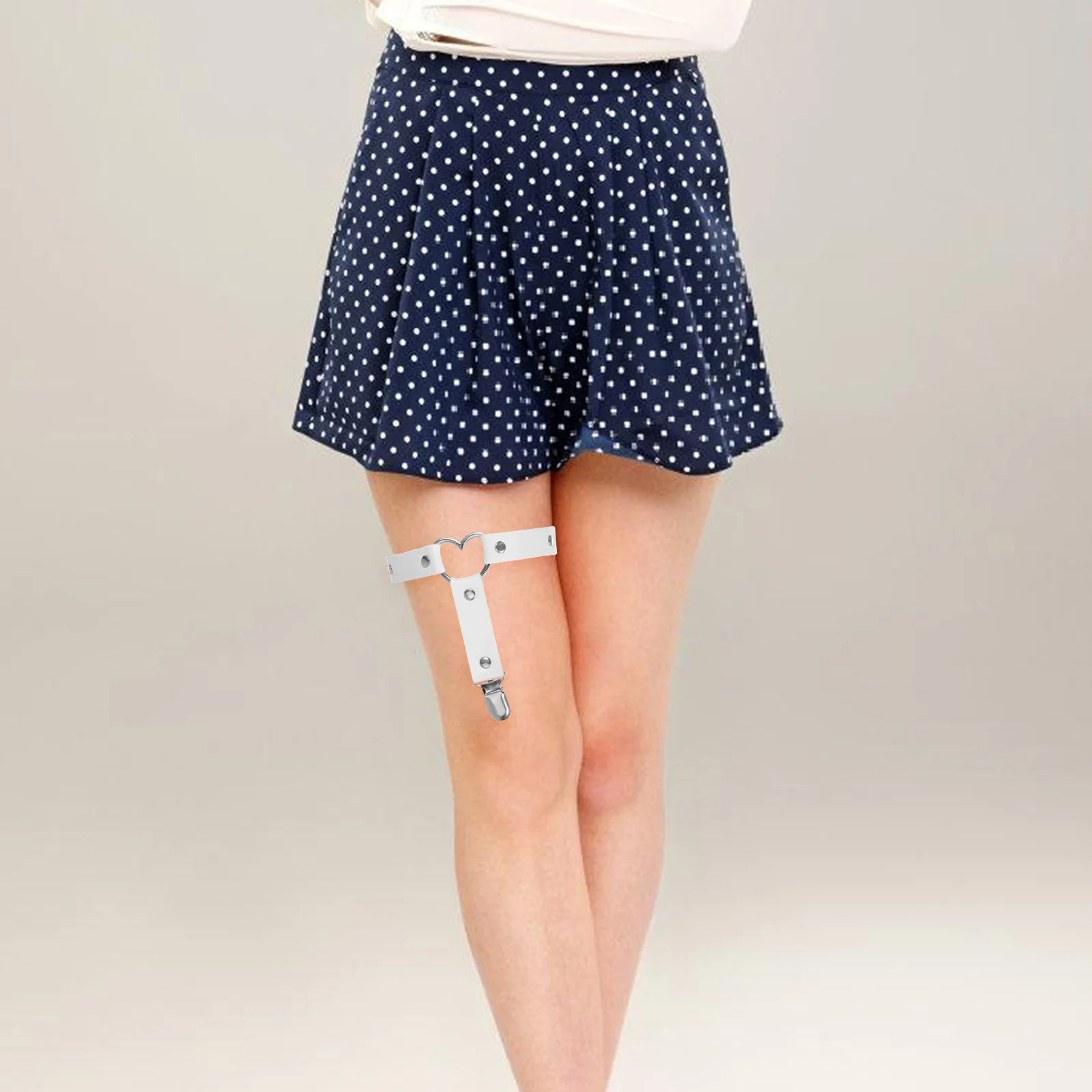 2 шт., ремни для ног в стиле панк, регулируемое кольцо для ног с любящим сердцем, женские аксессуары для косплея, ремни, брюки