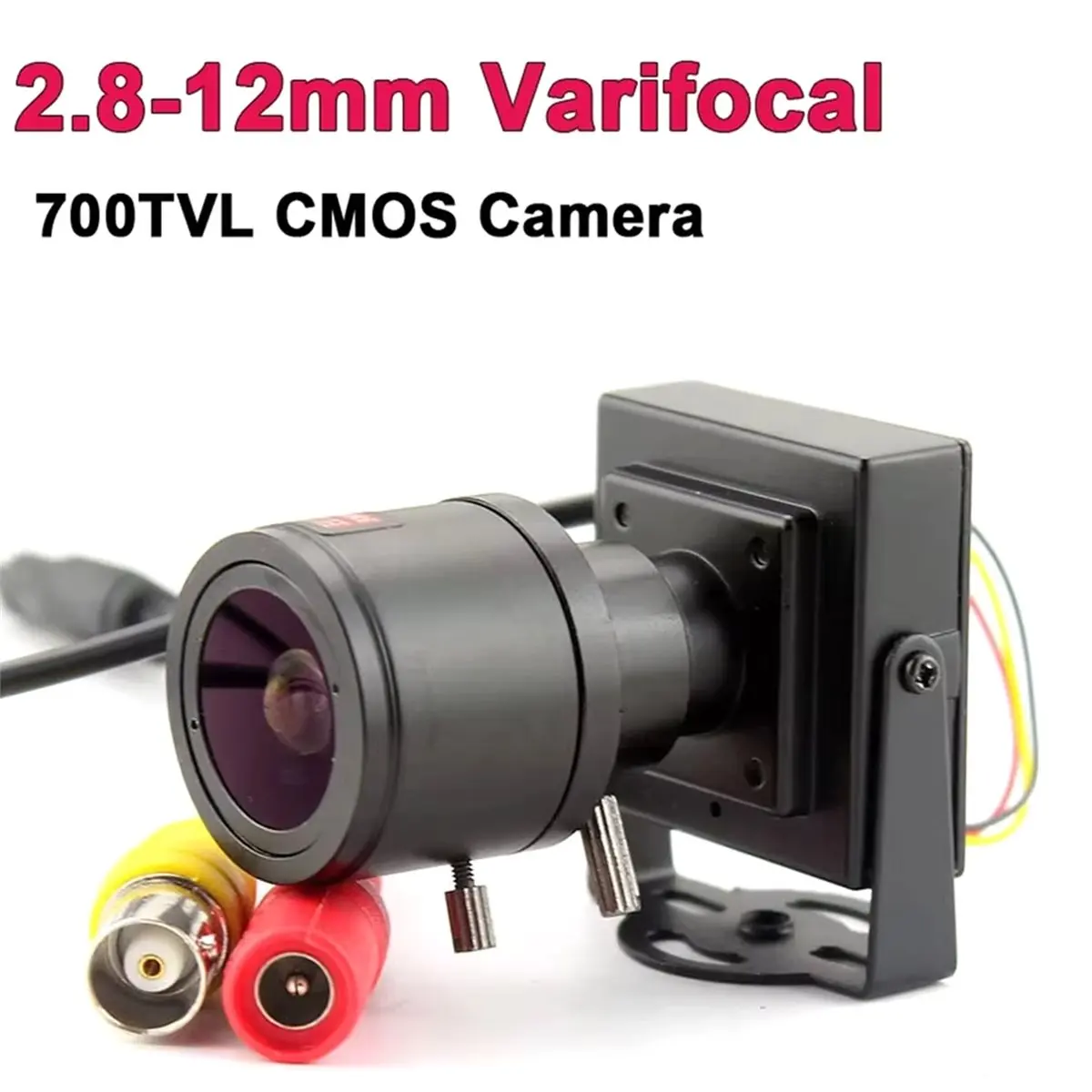 ABGN 1200TVL CMOS Color Analog Module with 2.8-12mm Varifocal Adjustable Lens+ Adapter for Surveillance Video Camera PAL