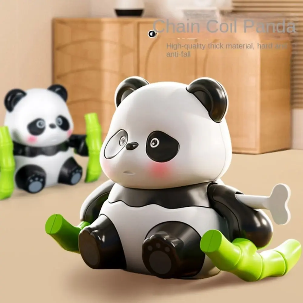 Zabawka Panda Nakręcana, Ucząca się Raczkować, Zwierzątko, Nakręcana Panda, Wspinająca się, Kreskówkowa Panda Chodząca, Śliczna Zabawna Panda, Nakręcane Zabawki, Panda Podnosząca Głowę