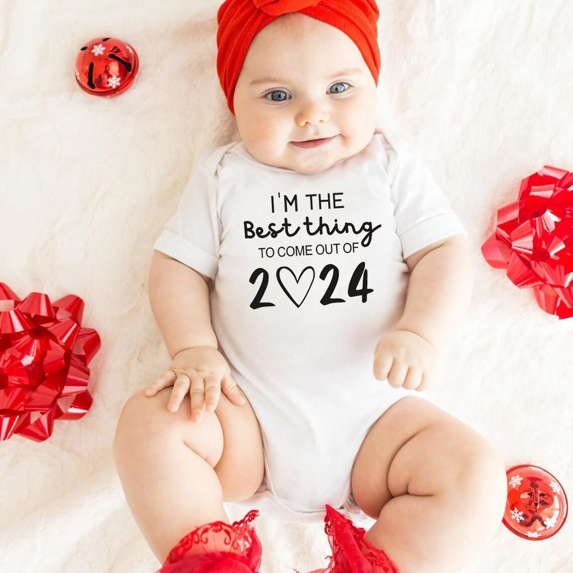 

I'm the Best Thing 2024 Baby Bodysuit Funny Cute Baby Jumpsuit Clothes Toddler Infant Short Sleeve Playsuit Bodysuit Outfits