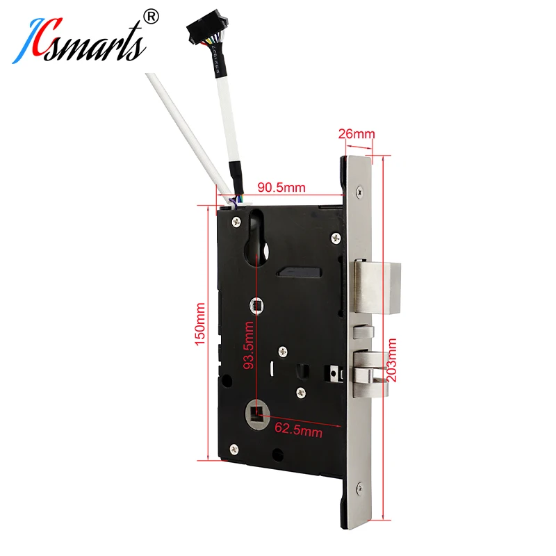 Stainless Steel Material Smart Mifare Card Electronic Hotel Lock System