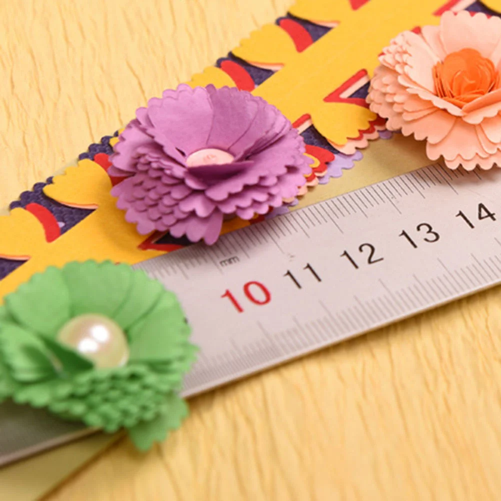 60 قطعة شرائط الورق اللف مجموعة DIY بها بنفسك الزهور البتلة الفن الحرفية عدة بطاقات الديكور زهرة اللف ورقة