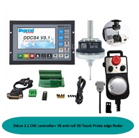 Ddcsv3.1 3/4 Axis Cnc Offline Controller With V5v6 Anti-roll 3d Touch Probe Edge Finder Compatible With Mach3 And Grbl+ Mpg