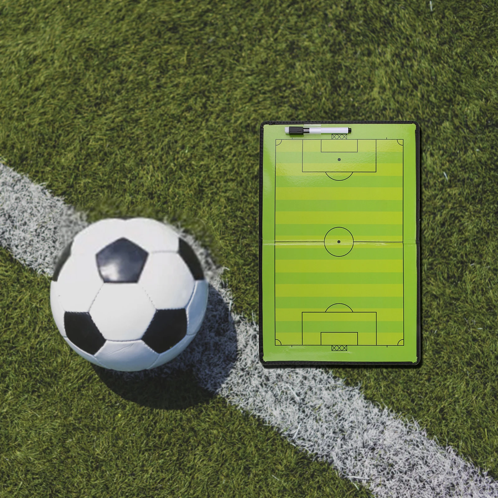 

Football Set PVC Soccer Lightweight Multi-Function Sports Match Writing Board Kit for Team Training
