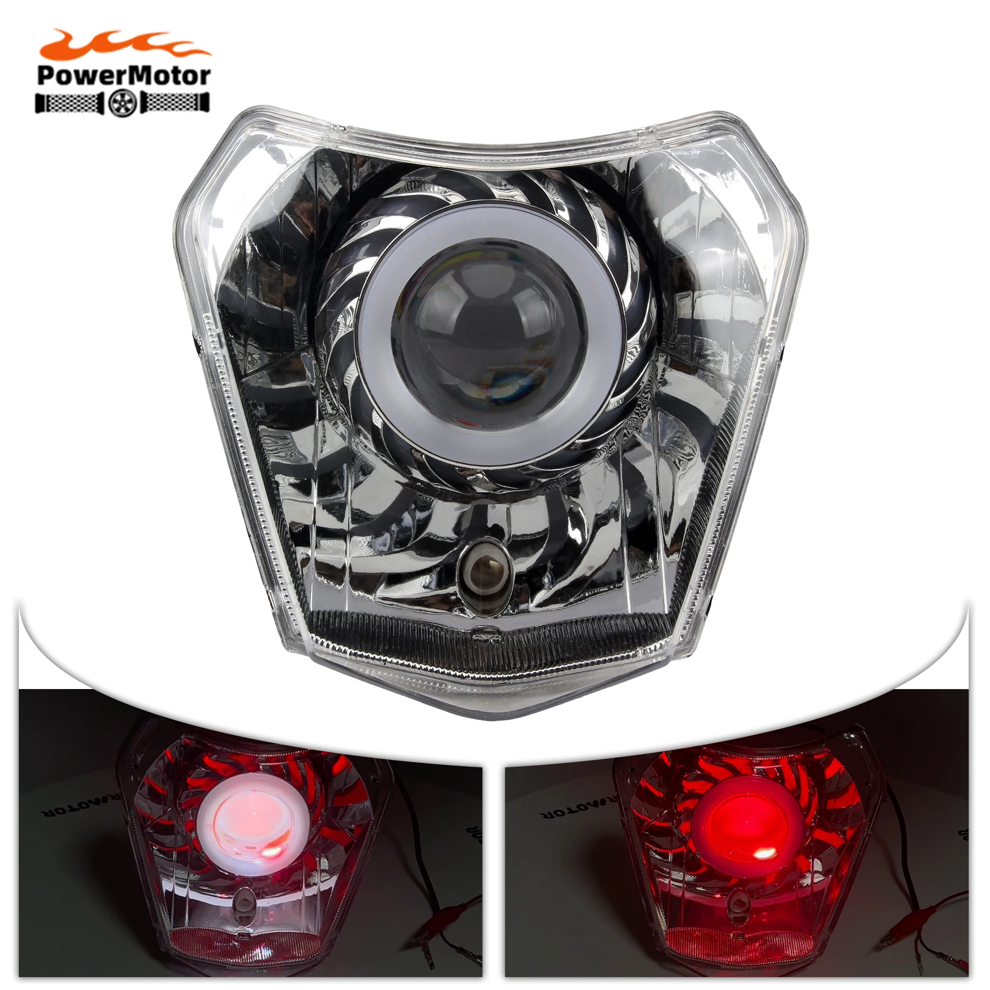 

For KTM EXC EXCF SXF SX XC XCW 125 To 500 Motorcycle LED Headlight Wick DirtBike Enduro Motocross Headlamp Modified Accessories