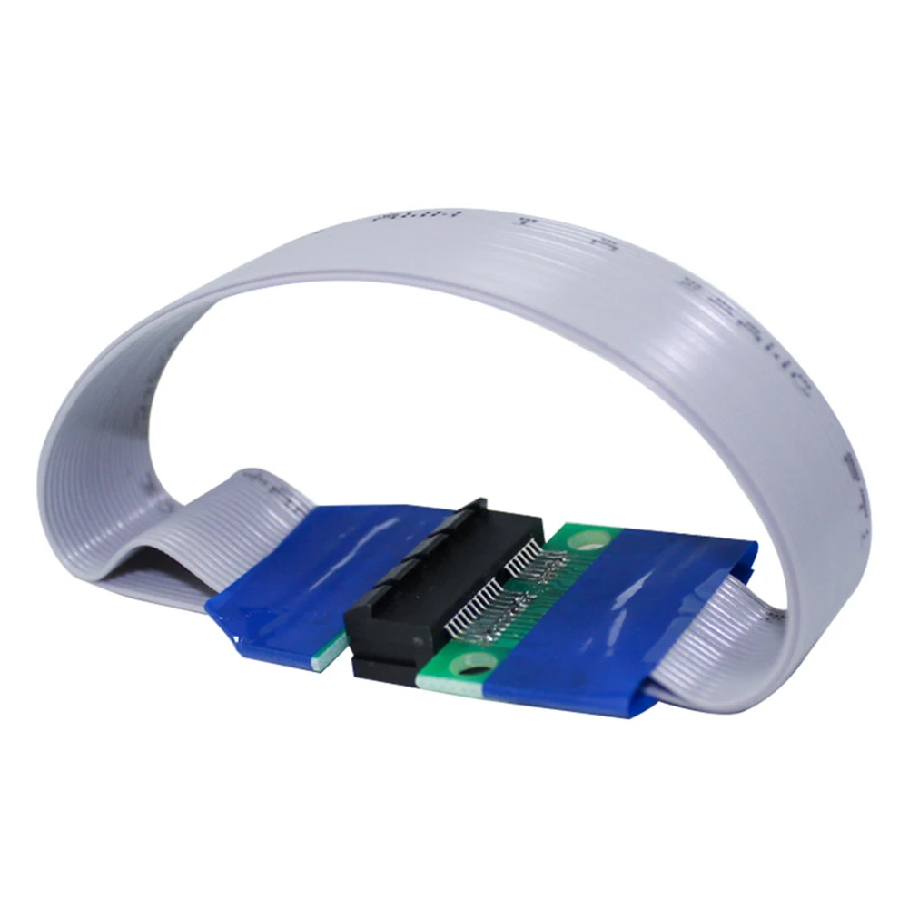 Kabel przedłużający PCIe 1X do 1X o długości 15 cm, elastyczny kabel rozszerzający PCIe PCI Express do karty graficznej
